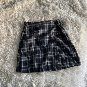 plaid skirt